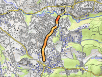 Route de Cannes von Valbonne