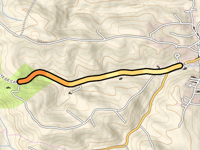 Route de Carbonne da Lézat sur Lèze