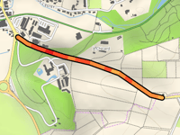 Route de Cénac von Latresne