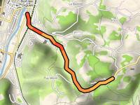 Route de Champs von Bort les Orgues