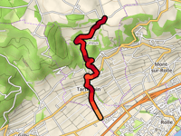 Route de Châtel da Rolle via Tartegnin