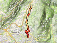 Route de Châtel-Saint-Denis von Blonay