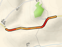 Route de Chaumoussay from La Ricendelière