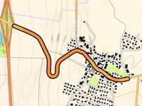 Route de Cheseaux via Route du Grand-Pré