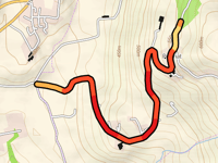 Route de Contentenaz vanuit Sales