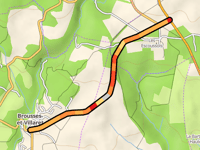 Route de Cuxac from Brousses-et-Villaret