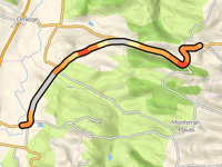 Route de Faget Abbatial vanuit Seissan