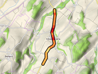 Route de Ferlens z Fuyens