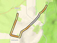 Route de Feuille à Saint-Reverien über Ferme de Feuille