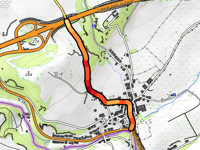 Route de Filsdorf da Altwies