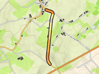 Route de Flobecq from Ostiches