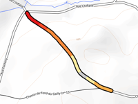 Route de Fonteny à Loupoigne desde Fonteny