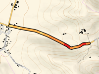 Route de Garravet z Epaon