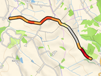 Route de Gimbrède via Le Petit Moulin