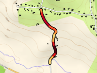 Route de Jean Gay desde L'Autonne