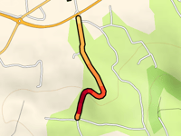 Route de Jean Gay z Sainte Livrade sur Lot
