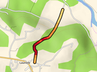 Laurède przez Route de l'Adour