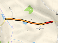 Bajonnette da La Petite Auroue via Route de l'Auroue
