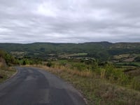 Route de la Baume vanuit Lapanouse-de-Cernon