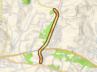 Route de la Bouverie desde Puget-sur-Argens