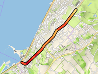 Route de La-Capite desde Port Noir / Genève-Plage