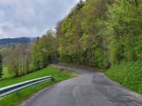 Route de la Cascade from Châtel St. Denis via Route du Moléson