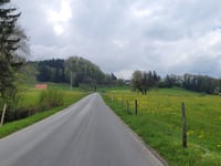 Route de la Cascade from Châtel St. Denis via Route du Moléson