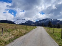Route de la Cascade from Châtel St. Denis via Route du Moléson