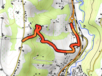 Route de la Chapelle de Rousse da Gan
