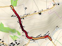 Route de la Chapelle via Route du Vallon