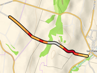 Route de la Chaux da La Chaux