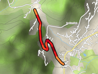 Route de la Chomotte da Saint Alban d'Ay