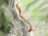 Route de la Colle über Chemin de la Papeterie