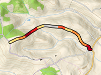 Route de la Corneille à Saint-Martin