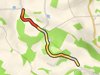 Route de la Croisille sur Briance