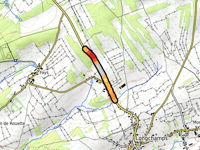 Route de La Roche vanuit Longchamps