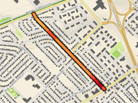 Route de La Suète von Boulevard du Versant-Nord