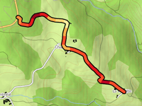 Route de la Valmitte von Chazelles über Route de la Valmitte