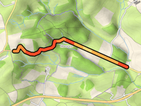 Route de la Vèvre from les Maisons Rouges
