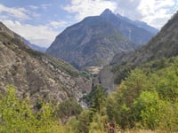 Route de la Viste desde Guillestre