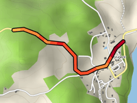 Route de Lafond from Ambrugeat