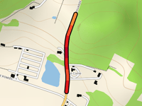 Route de Lahouarde da A Corne