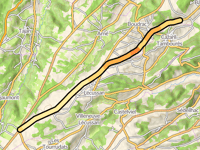 Route de Lannemezan via Rue de Pinas