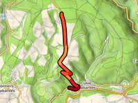 Route de Laprade from Cuxac-Cabardès