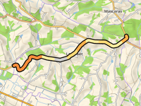 Route de Laveraët da Marciac
