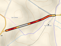 Route de Lavit from Le Hournas