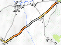 Route de le Quesnoy von Bavay