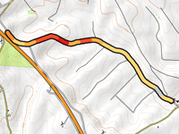 Route de Lefaux vanuit Frencq
