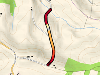 Route de Lias przez La Borde d'en Bas