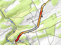 Route de Limet from Pont-de-Bonne